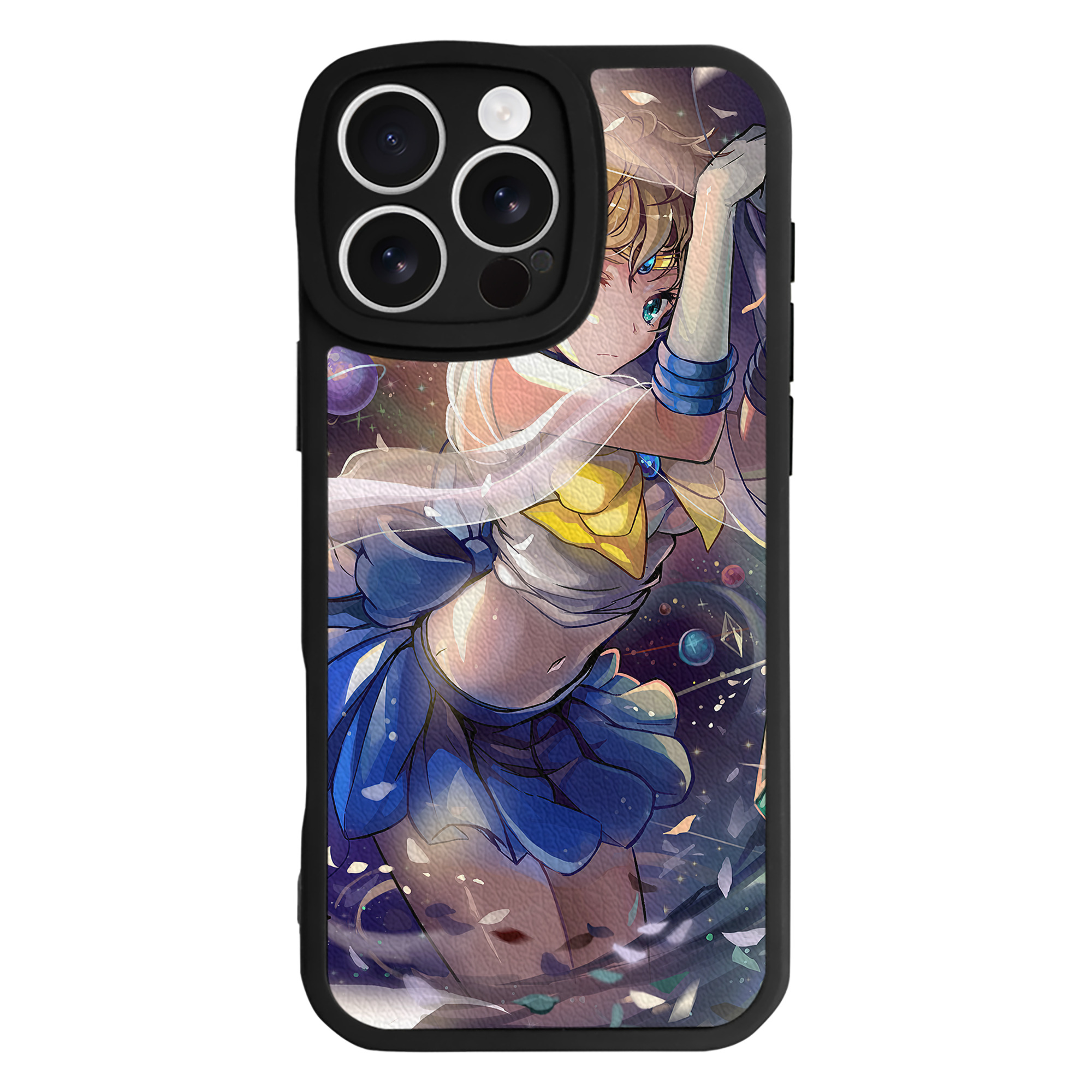 （画像用） 美少女戦士セーラームーン Sailor Moon 【iPhone 16シリーズ対応】シリコンスマホケース（レザー調） 材質：シリコン